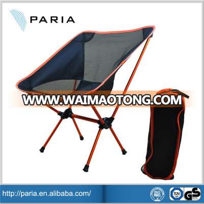 Camping aluminum colorful adult folding moon chair