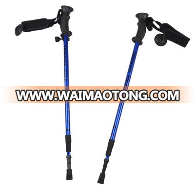 2015 new style telescopic walking stick, alpenstock walking stick, stainless steel walking stick