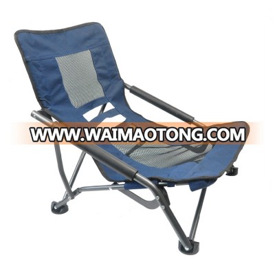 High density fabric aluminum foldable camping chair, folding beach chair